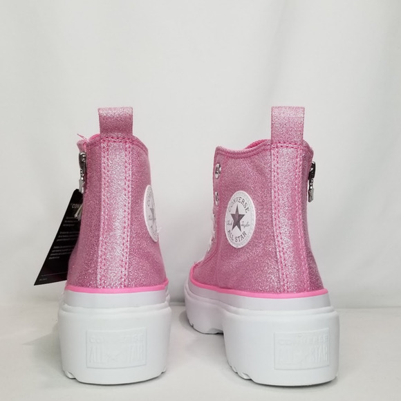 Converse Women's CTAS Lugged Lift Hi Tops Women's Size 7 Oops Pink A05230C NWT - Picture 7 of 9